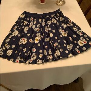NWOT Jason Wu for Target Pleated Navy Floral Skirt-Size 14